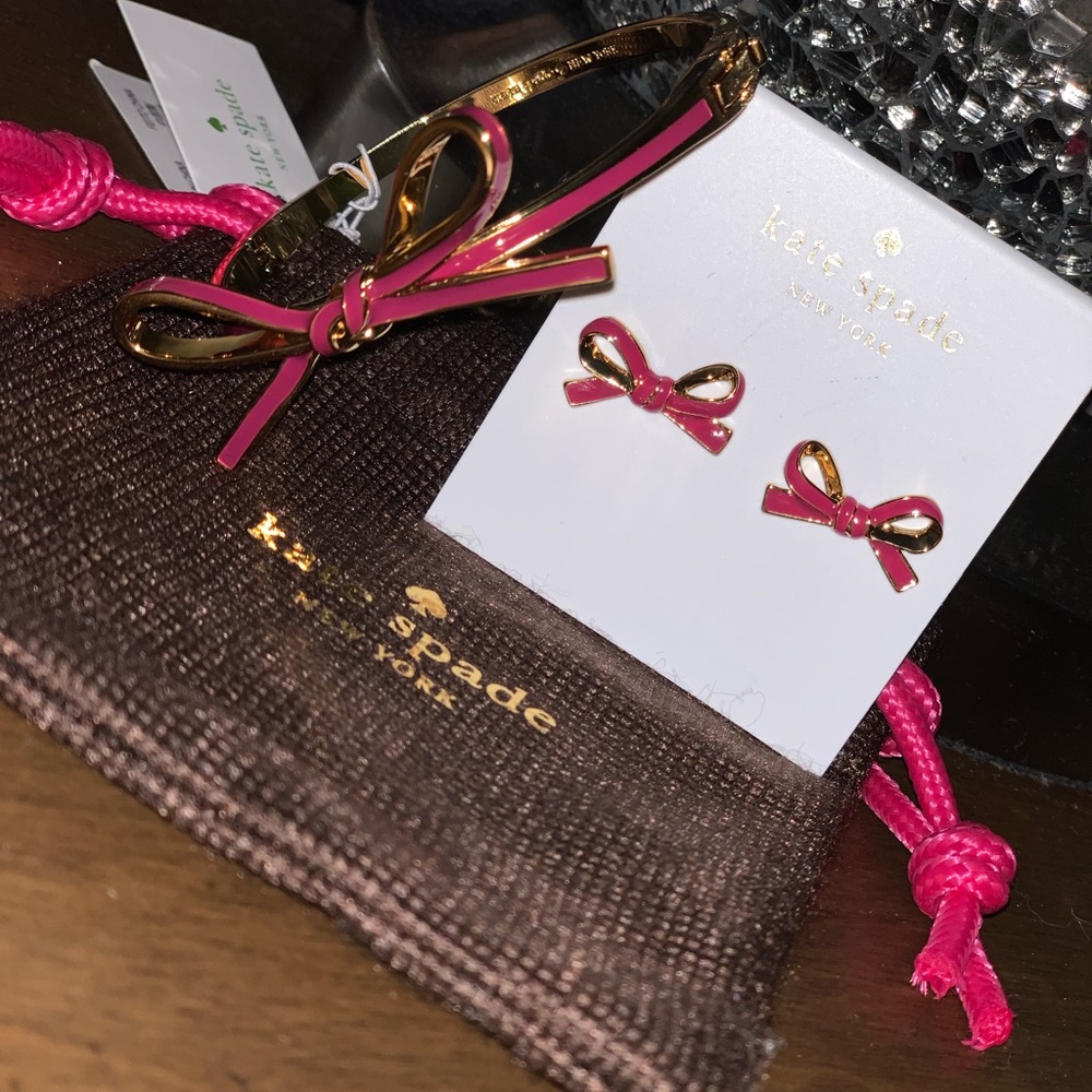 Kate spade bracelet and earring set